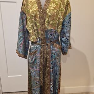 Paisley Multicolor Women's Robe
